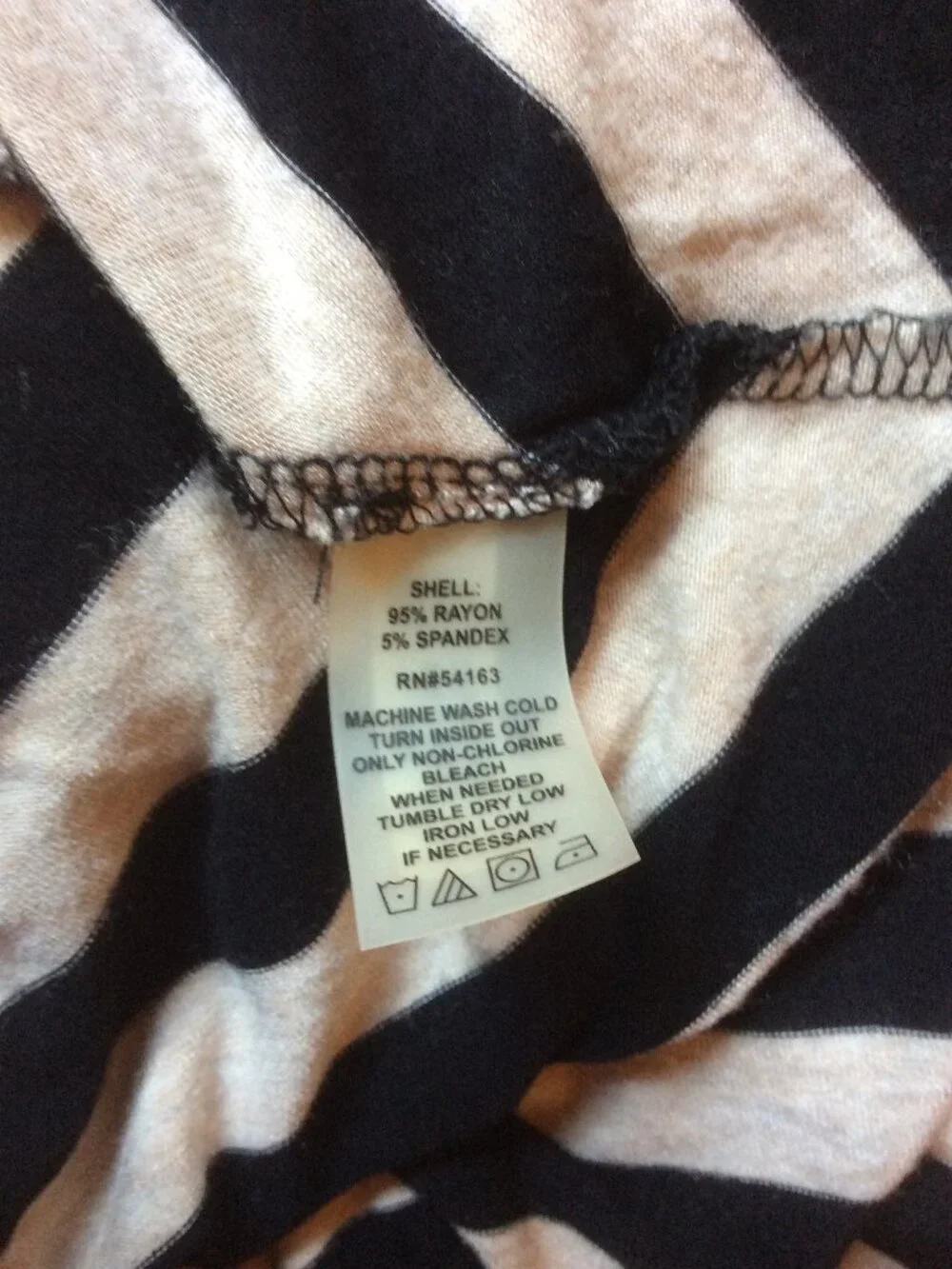 Calvin Klein EUC Black & Gray Striped Belted Boho Festival Maxi Dress Size 4 - Picture 3 of 5